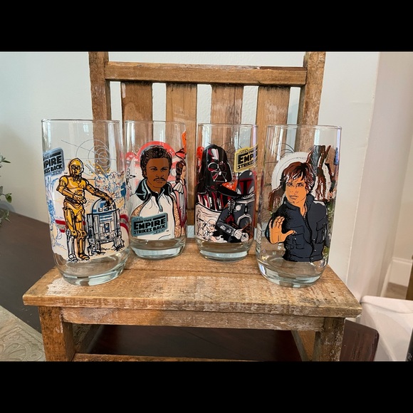 4 Star Wars Empire Strikes Back 1980 Burger King - Picture 1 of 9